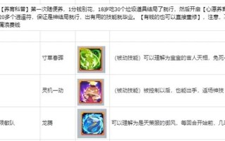 大话西游2年技能_大话西游2技能格如何解封