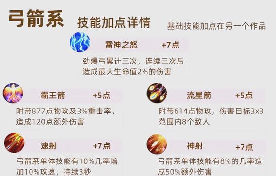 征途手游弓手技能_征途手游弓手技能选取-第4张图片-流派游戏资讯网 征途手游弓手技能_征途手游弓手技能选取-第4张图片-流派游戏资讯网