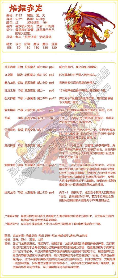 赤炎飞龙的技能石，赤炎飞龙种族值-第6张图片-流派游戏资讯网
